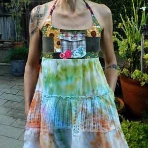 Grateful Dead IcE DyE SunfLower TeRRapn AproN ToP